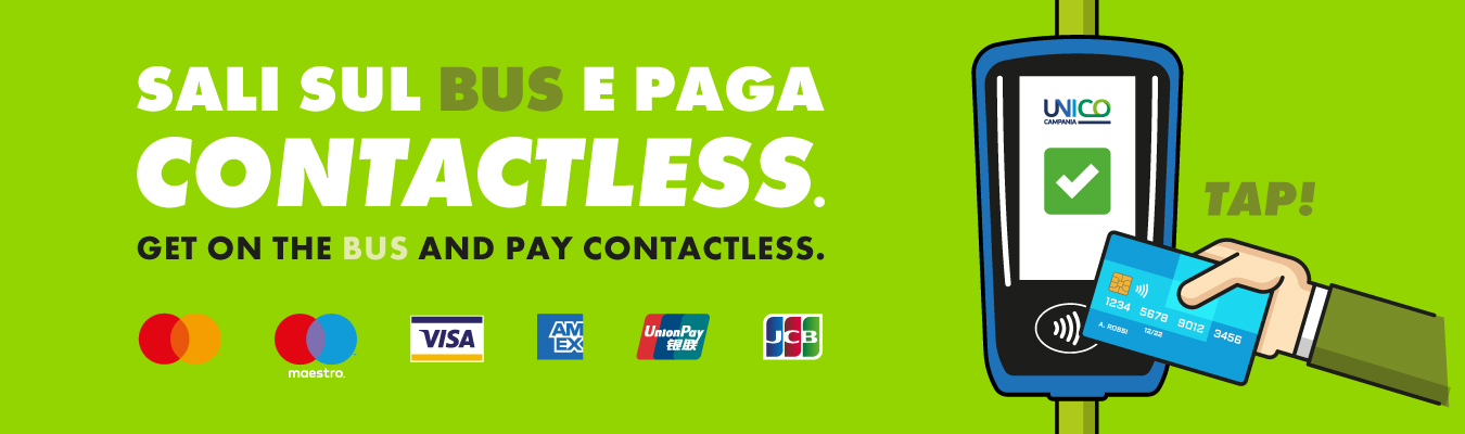 Sali sul bus e paga contactless