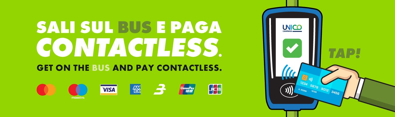 Sali sul bus e paga contactless
