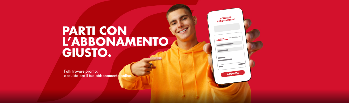 Sempre con te, sostenibile e conveniente | Acquista online l'abbonamento Busitalia Veneto