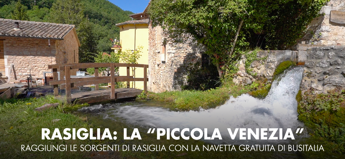 Rasiglia: la "Piccola Venezia dell'Umbria" | Raggiungi le sorgenti di Rasiglia con la navetta gratuita di Busitalia 