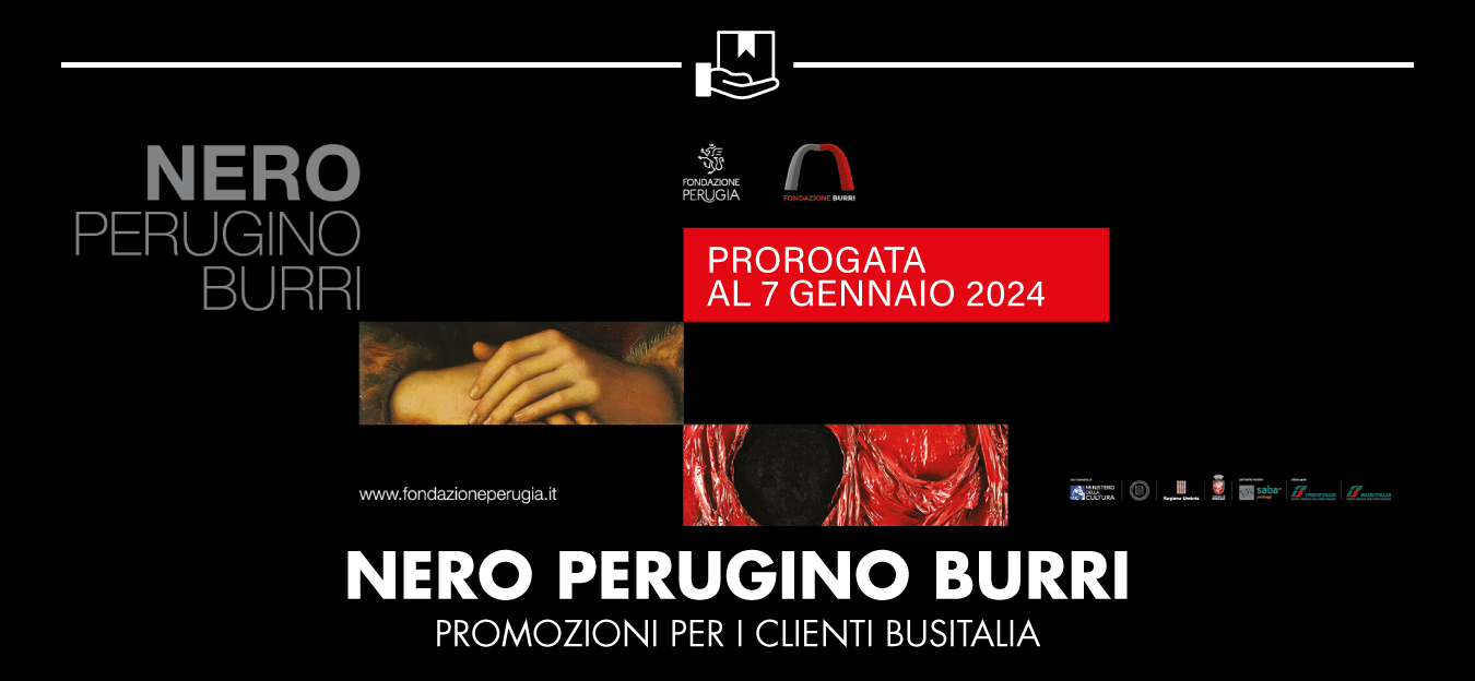 NERO Perugino Burri | Promozioni per i clienti Busitalia