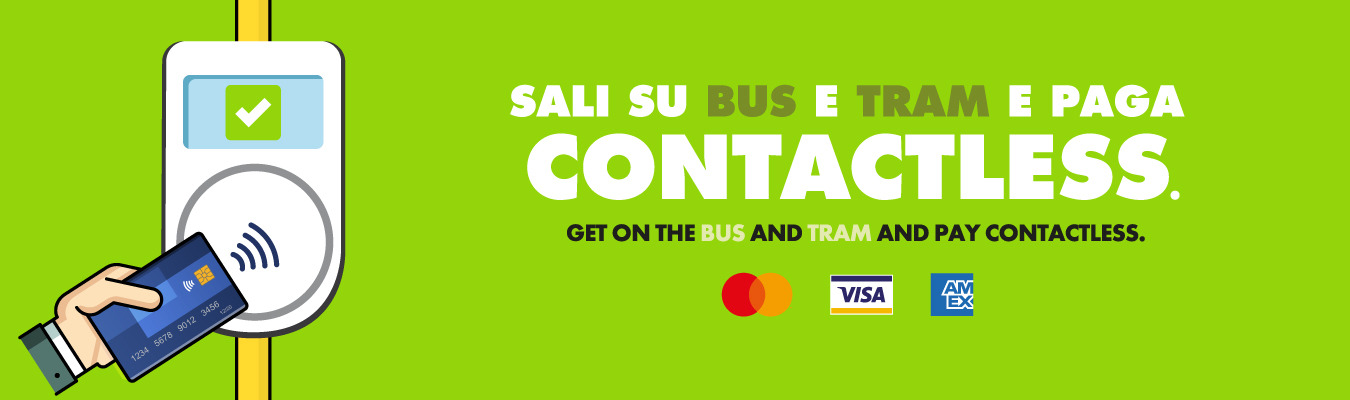 Sali sul tram e paga contactless