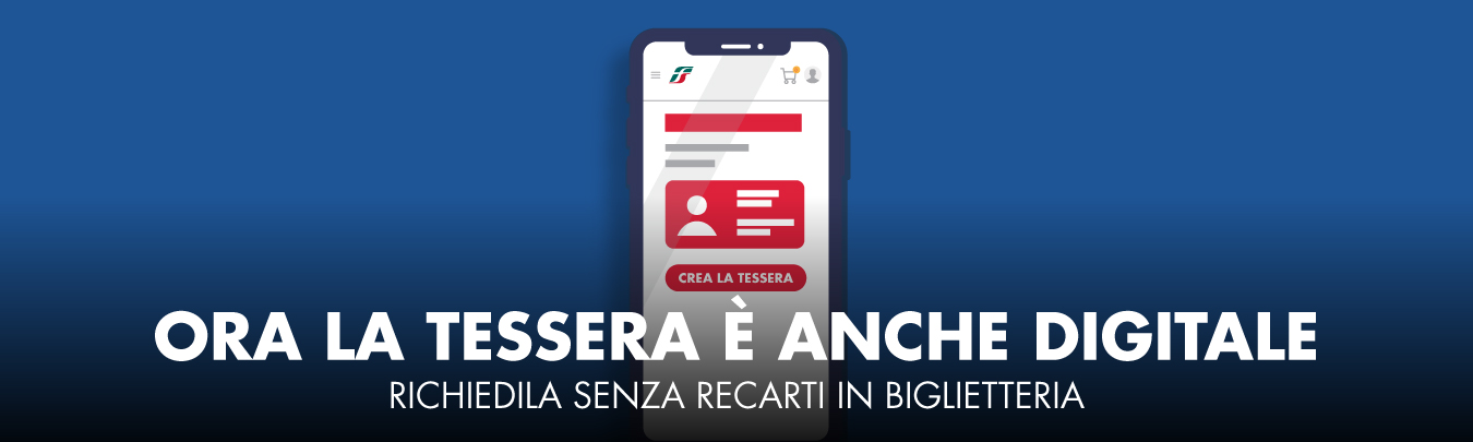Ora la tessera è anche digitale | Richiedila senza recarti in biglietteria
